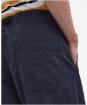 Men's Barbour Grindle Canvas Twill Trousers - Navy