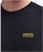 Men's Barbour International Small Logo Tee - Black