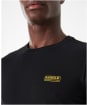 Men's Barbour International Small Logo Tee - Black