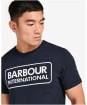 Men's Barbour International Essential Large Logo T-Shirt - International Navy