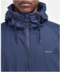 Men's Barbour Hooded Domus Waterproof Jacket - Navy / Classic