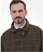 Men's Barbour Beaconsfield Wool Jacket - Burnhill Brown Check