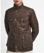 Men's Barbour International Duke Waxed Jacket - Bark