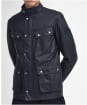 Men's Barbour International Duke Waxed Jacket - Navy