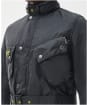 Men's Barbour International Slim International Waxed Jacket - Black
