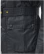 Men's Barbour International Slim International Waxed Jacket - Black