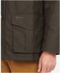 Men's Barbour Hereford Waxed Jacket - Olive