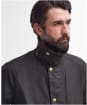 Men's Barbour Beausby Waxed Jacket - Olive