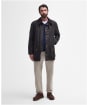 Men's Barbour Beausby Waxed Jacket - Olive