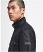 Men's Barbour International Tourer Duke Waxed Jacket - Black