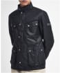 Men's Barbour International Tourer Duke Waxed Jacket - Black