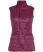 Women's Barbour Wray Gilet - CABERNET/BROWN