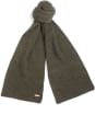 Women's Barbour International Estoril Beanie & Scarf Gift Set - Envy Olive