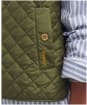 Lorelei Gilet - Dark Moss / Light Sand / Dark Moss