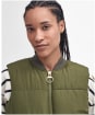 Fay Gilet - Dark Moss / Light Sand / Dark Moss