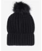 Women's Barbour Saltburn Bobble Hat - Black