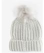 Women's Barbour Saltburn Bobble Hat - Ice White