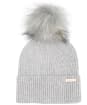 Women's Barbour International Mallory Pom Beanie - Light Grey