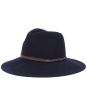 Barbour Tack Fedora Hat - Navy