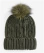 Women's Barbour Saltburn Bobble Hat - Olive