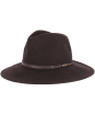 Barbour Tack Fedora Hat - Chocolate/Praline