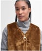 Barn Gilet - Brown / Gold