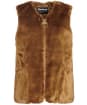 Barn Gilet - Brown / Gold