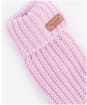 Women's Barbour Saltburn Knitted Gloves - Lavender Haze