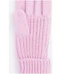 Women's Barbour Saltburn Knitted Gloves - Lavender Haze