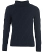 Women's Barbour Burne Roll Neck Knit - Navy