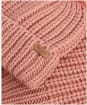 Women's Barbour Saltburn Scarf and Beanie Set - Pink Rust