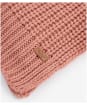 Women's Barbour Saltburn Scarf and Beanie Set - Pink Rust