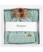 Women’s Barbour Penshaw Beanie & Scarf Set - Soft Mint