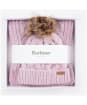 Women’s Barbour Penshaw Beanie & Scarf Set - Lavender Haze