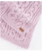 Women’s Barbour Penshaw Beanie & Scarf Set - Lavender Haze