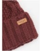 Women's Barbour Ridley Beanie And Scarf - Cabernet