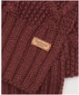 Women's Barbour Ridley Beanie And Scarf - Cabernet