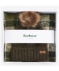 Barbour Saltburn Beanie & Tartan Scarf Set - Ancient Lodan