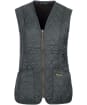 Women's Barbour Betty Fleece Waistcoat / Zip-In Liner - Dark Olive