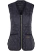 Women's Barbour Betty Quilted Waistcoat / Zip-In Liner - Black