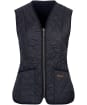 Women's Barbour Betty Fleece Waistcoat / Zip-In Liner - Black