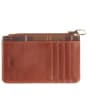 Women's Barbour Laire Leather Card Holder - Brown / Classic