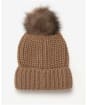 Women's Barbour Saltburn Bobble Hat - Mink