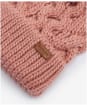 Women's Barbour Penshaw Cable Beanie - Pink Rust