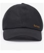 Women's Barbour Belsay Wax Sports Cap - New Black