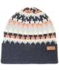 Craster Beanie - Navy / Pink Rust