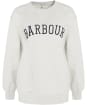 Women's Barbour Northumberland Sweatshirt - Cloud / Navy