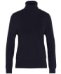 Women’s Barbour Pendle Roll Collar Sweater - BLACK/HESSIAN TA