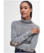 Women’s Barbour Pendle Roll Collar Sweater - GREY MARL/HESSIA