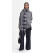 Women's Barbour Burne Cape - Grey Marl